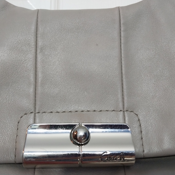 COACH Kristen Gray Leather Bag - Picture 2 of 15